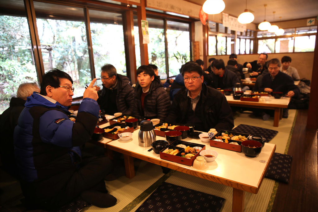2016년 1월 해외지질답사 - 태재부천만궁에서 마지막 점심 식사